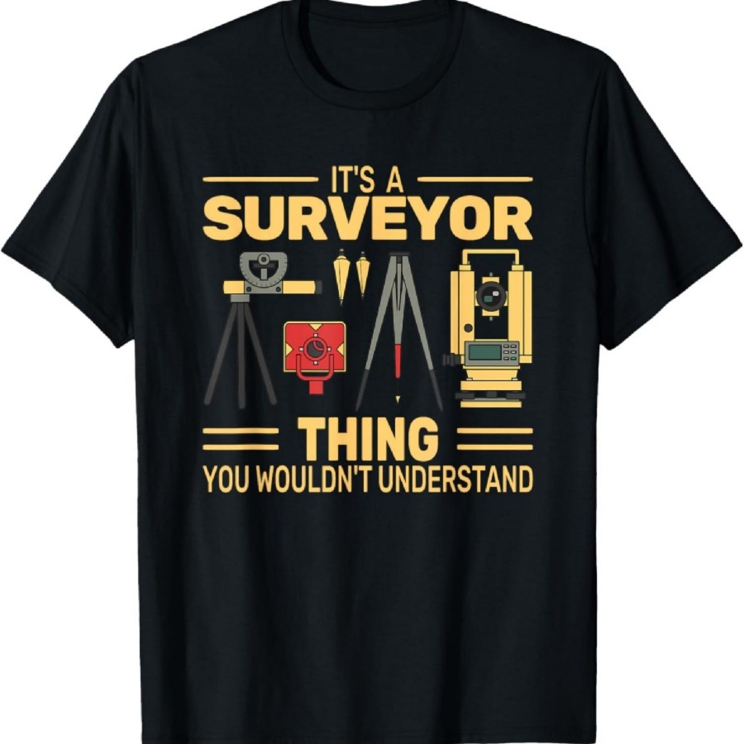 Это вещь геодезиста винтажная геодезия земля смешная геодезическая футболка S чёрный