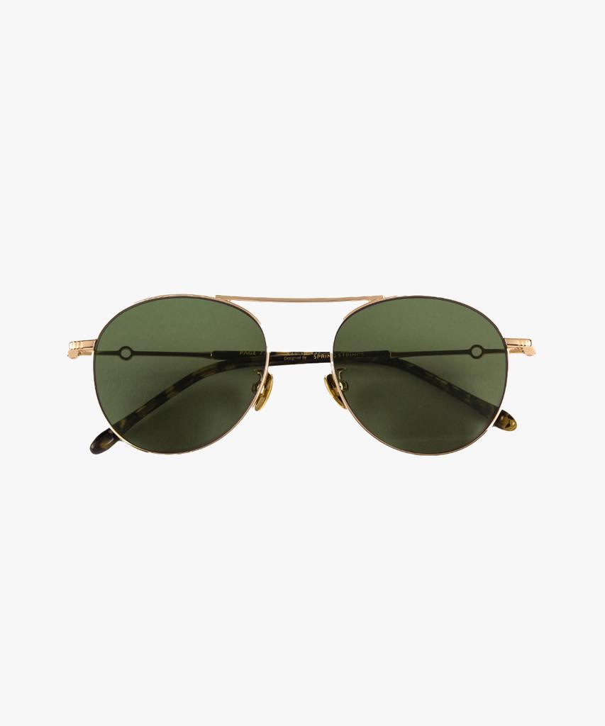 Seupeulingseuteulingseu Vintage Round Shape Sunglasses Page 777 [Gold]