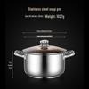 HANDUNYOU 20cm Stainless Steel Soup Pot