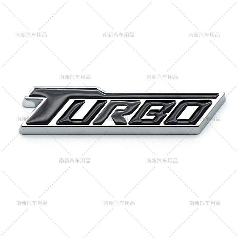 1Pc Applicable To Cruze Malibu Turbo Modified Metal Car Emblem Rear Decal Word Decal.