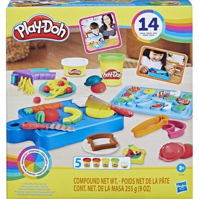 Play-Doh Hasbro Zestaw glinek dla maluchów Little Chef, mieszane kolory, 225 g, koreańskie artykuły zabawkowe