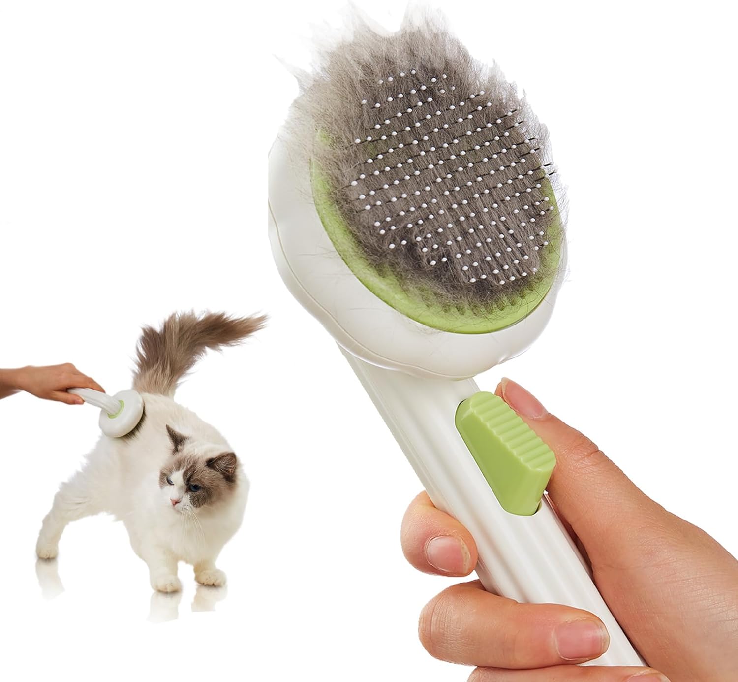 Rubber Pet Hair Removal Brush Cat Dog Hair Remover Tool S