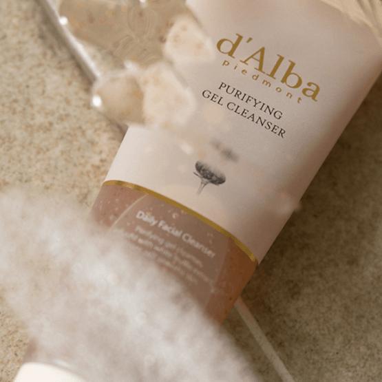 d'Alba Gel Nettoyant Purifiant à la Truffe Blanche 80 ml