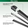 Rear Windshield Wipers Blades,Premium All-Season Wiper Blades Replacement For Toyota  Fortuner AN50 AN60 2004-2015