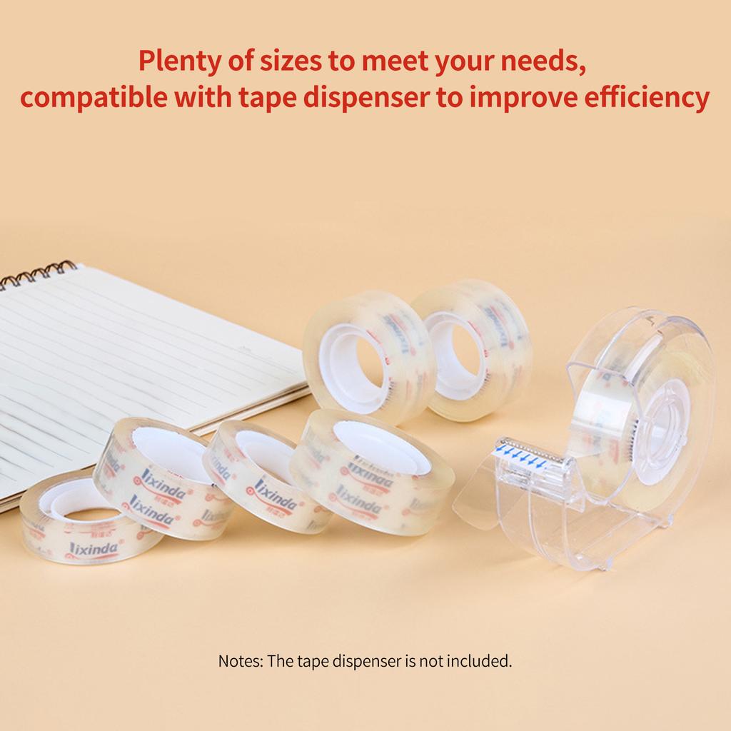 Transparent Adhesive Tape Stationery Clear Hand-teared Tape Single-sided Strong Sticky Typo for