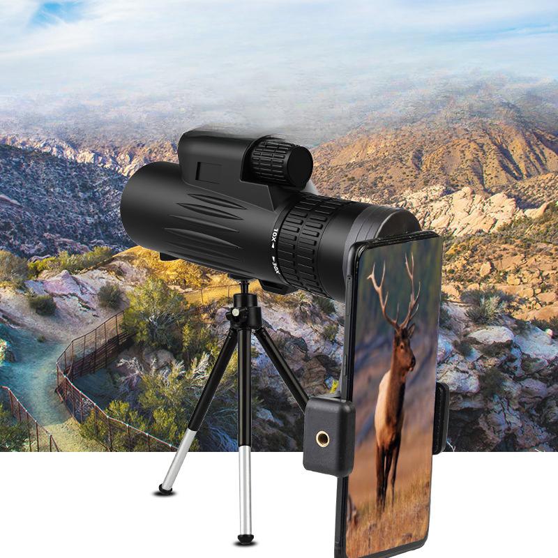 New 10-30×42 Zoom Monocular Outdoor Camping Viewing HD Portable Telescope
