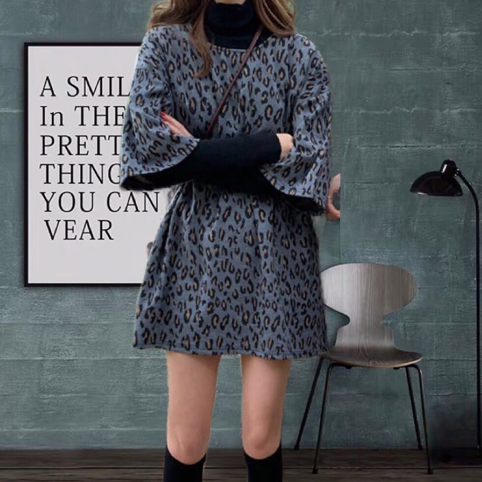 Vintage Leopard Printed Casual Loose T Shirt Summer Korean Short Sleeve T-shirts for Women Harajuku Students Y2k Tops Streetwear