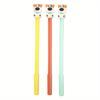Back To School Season 10pcs 0.5mm Creative  Dull Dog Gel Pen Cute Cartoon Learning Stationery Office Supplies Water-based Signature Pen