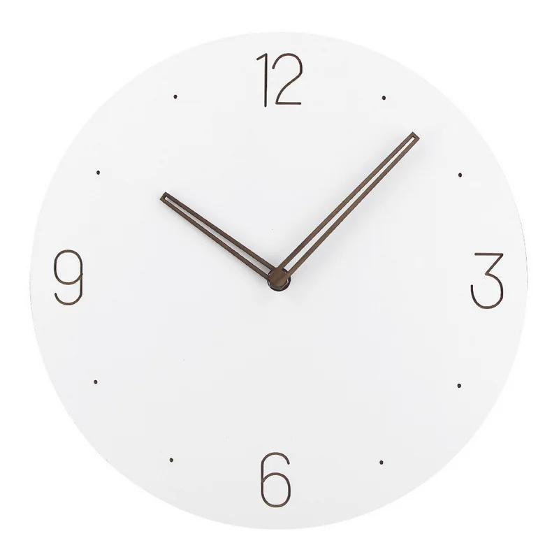 Nordic Wood Wall Clock Living Room Silent Quartz Elegant Kitchen Clock Modern Big Clocks Wall Digital Home Decor Relogio De Parede Gift FZ997