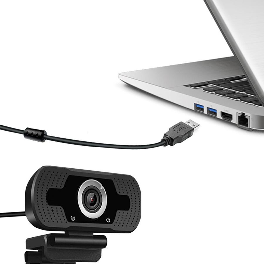 1080P HD Webcam Desktop Laptop Computer PC Camera Built in Microphone Clip-On Video Conferencing Video Calling Web Cam