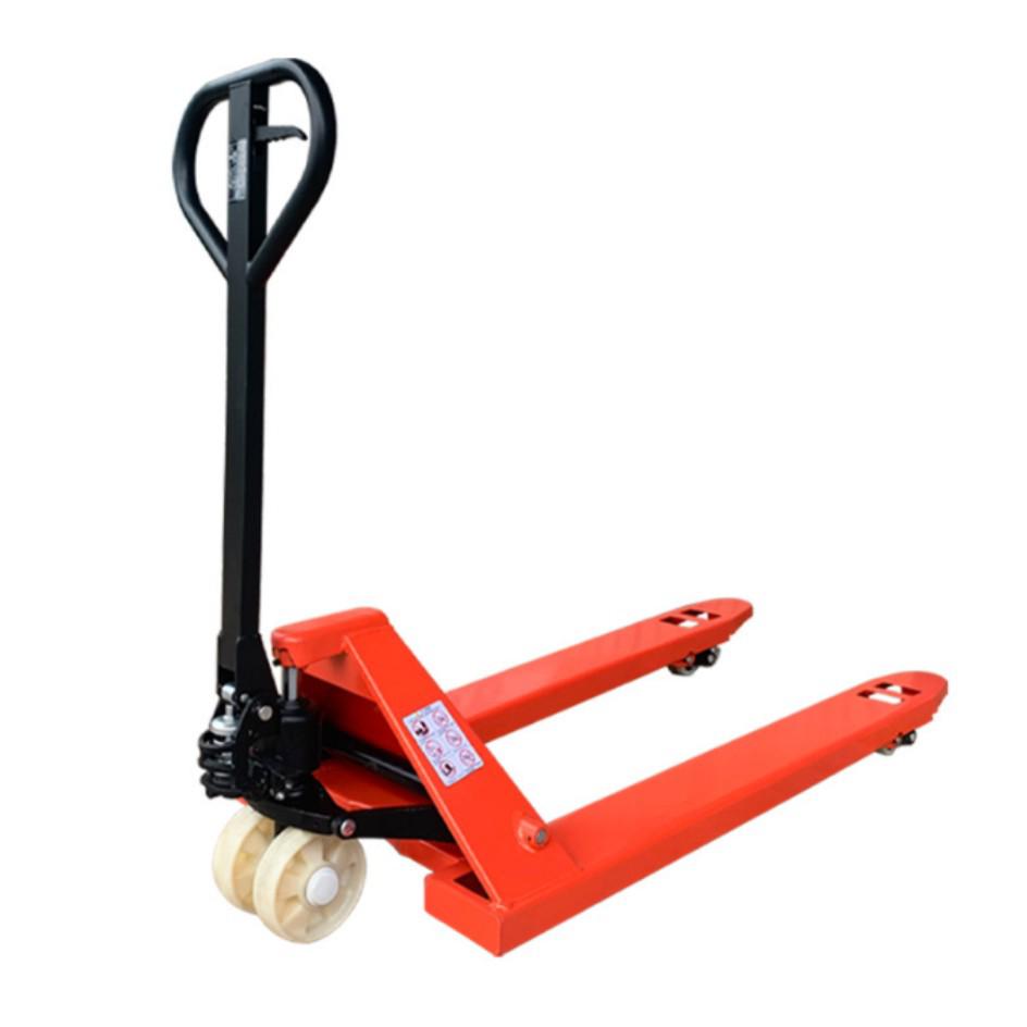 Niuli Hydraulic Manual Forklift: 2/3 Ton Pallet Jack with Hand Crank Lift and Push/Pull Cart