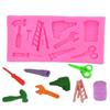 2Pcs Silicone Mold for Fondant Chocolate & Cake Baking