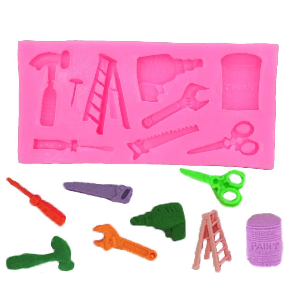 2Pcs Silicone Mold for Fondant Chocolate & Cake Baking