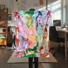 1 pièce Couverture Flanelle Imprimée Winx Club, Haute qualité Toutes Saisons, Décoration Maison, Chaleur et Confort, Parfait pour les Cadeaux de Noël