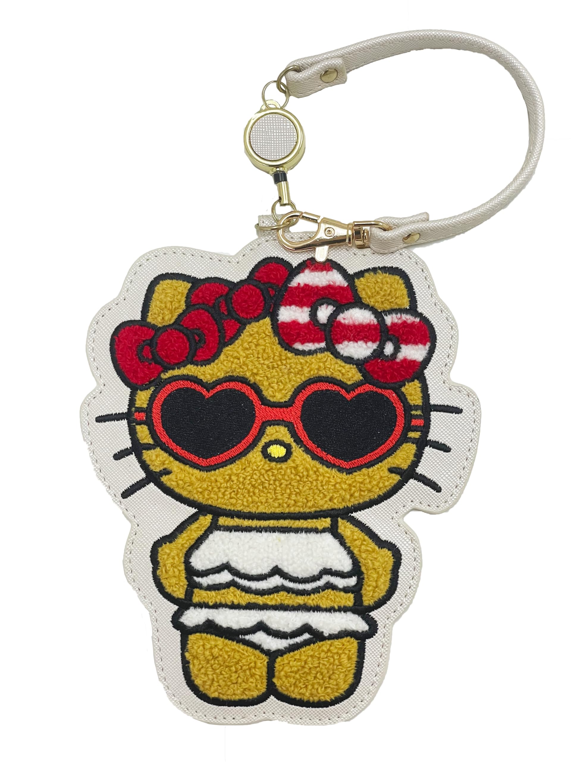San Art Hello Kitty Сумка-кошелек Сагара Пасс Тан Стиль Вырубной Чехол, (SAN-0091-PWH)