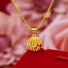 exquisite ball pendant, box chain