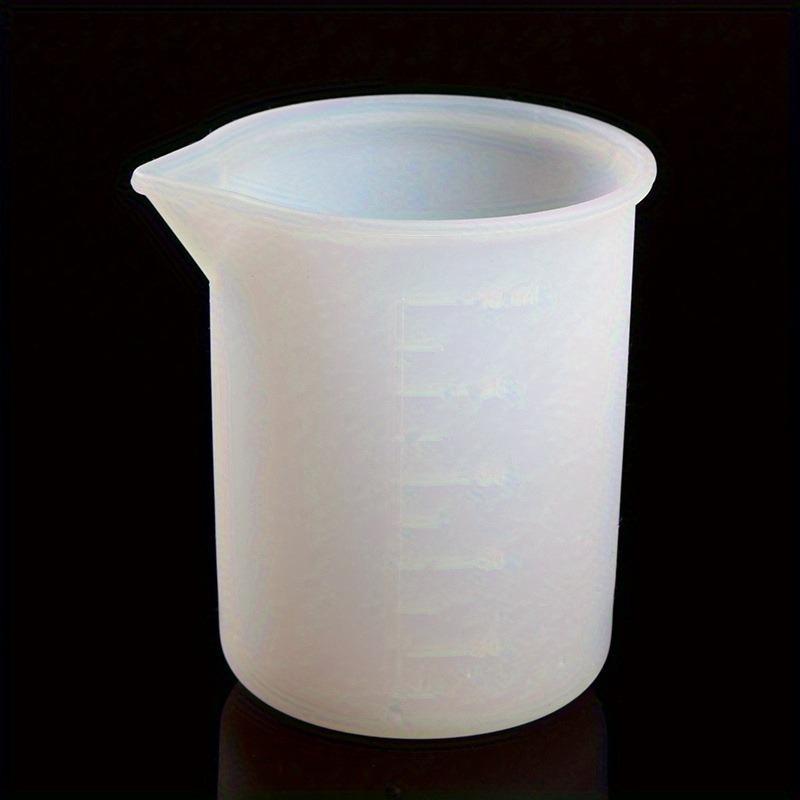 5pcs/set 50ml Silicone Measuring Cup Tools Round Silicone Mold Clear Graduated Epoxy Split Cup DIY for Casting Resin Mold