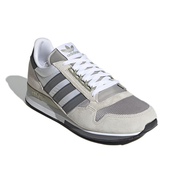 Adidas Originals ZX 500 Comfortable Versatile Non-Slip Low-Top Lifestyle Casual Shoes Unisex Sneakers White Gray H02112