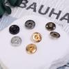 1pc 14/18mm Plum Blossom Metal Buttons Wallet Craft DIY Fasteners Clasps Buttons Self-Sewing Adsorption Buckle