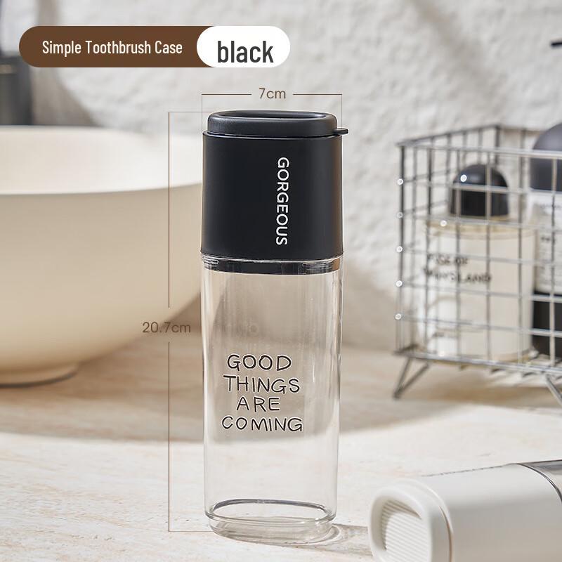 Minimalist Portable 3-in-1 Travel Toothbrush Cup Set