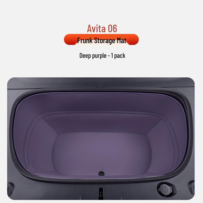 Shunyi Trunk Mat Set for Avatr 06 - Front TPE & Rear Leather Storage