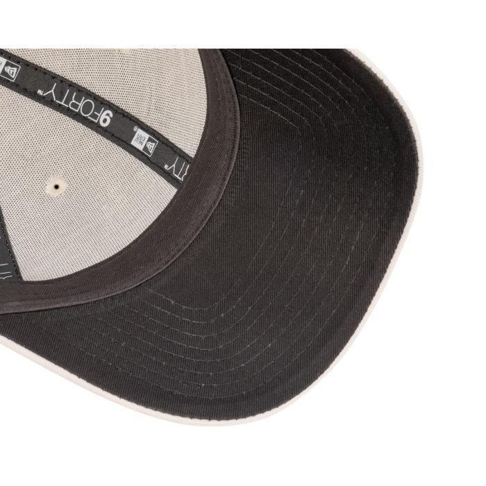 New Era 9Forty Snapback Cap - Chicago Bulls stone beige