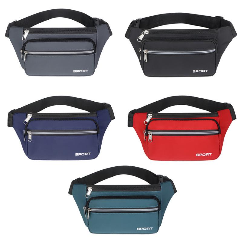 New Niche Men's Messenger Bag Fashion Spring and Summer Multi Functional Chest Bag Fitness Outdoor Sports Mobile Phone Purse Woman