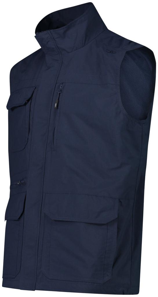 Куртка CMP Мужская жилетка с несколькими карманами черно-синяя