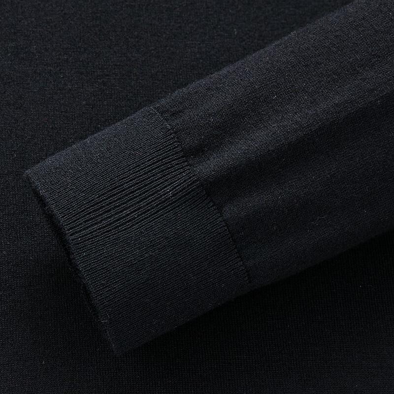 FAPAI Men's Cashmere Wool Blend Round Neck Sweater