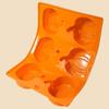 WTEMPO 1PC Creative Solid Color Pumpkin Food Grade Silicone Cake Mold Home Non-stick Halloween Cookie Mold DIY Festivals Baking Tools