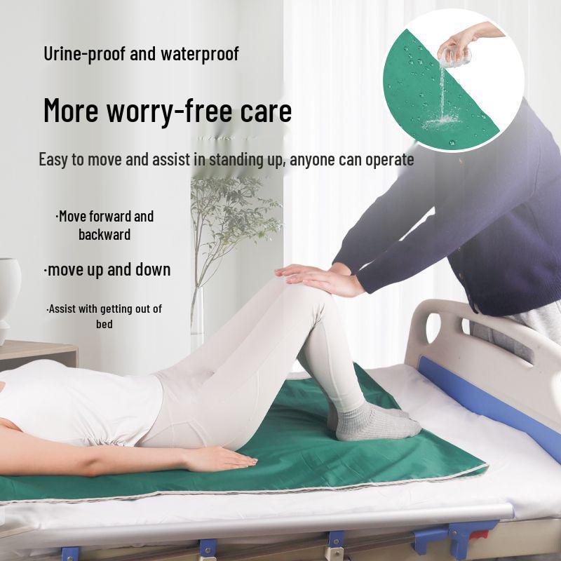 Elderly Transfer & Movement Pad: Sliding Cloth for Bedridden Care, Supports Turning & Getting Up