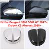 Rückspiegel Schalen Dekoration Abdeckung Zierleiste Für Peugeot 3008 5008 GT 2017 -  / Citroen C5 Aircross 2018 - 2024 Zubehör