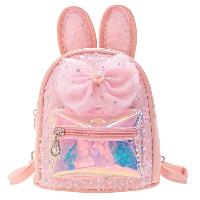 Adorable Korean Style Children's Backpack With Bow Design Perfect For School And Outings