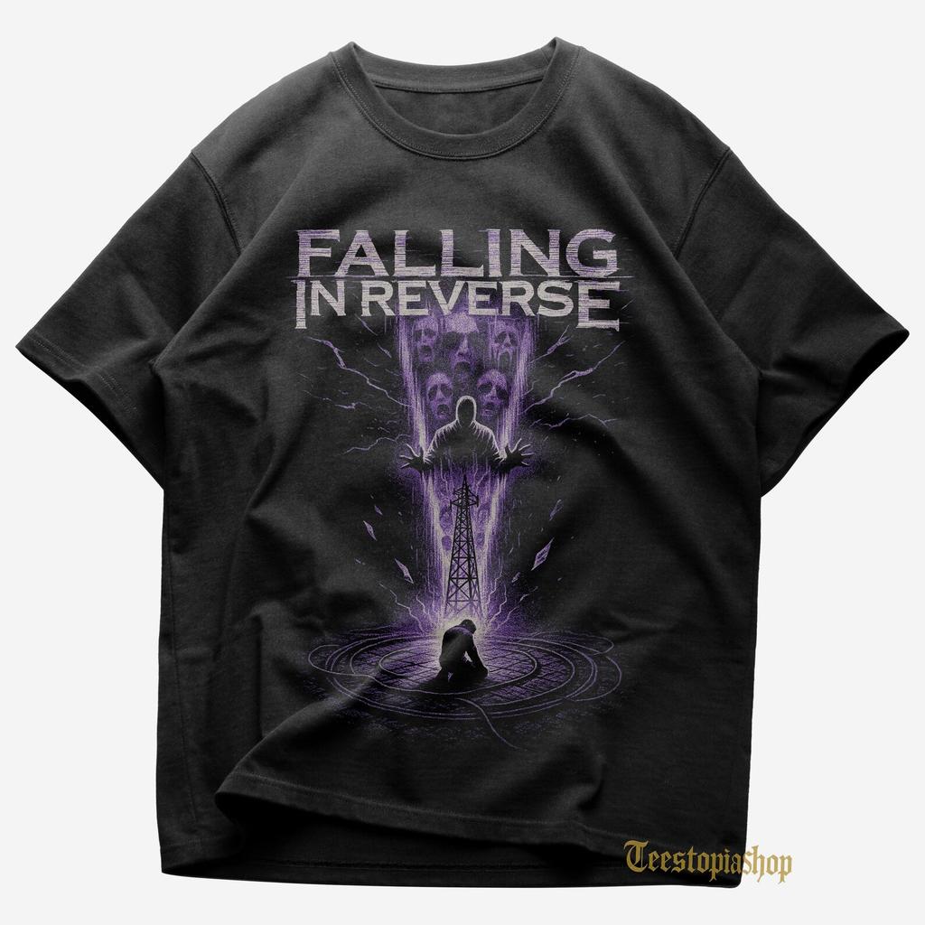 Falling In Reverse T shirt - Popular Monster - Watch The World Bun - Falling In Reverse Merch - Unisex Rock Tee - Premium Music Apparel