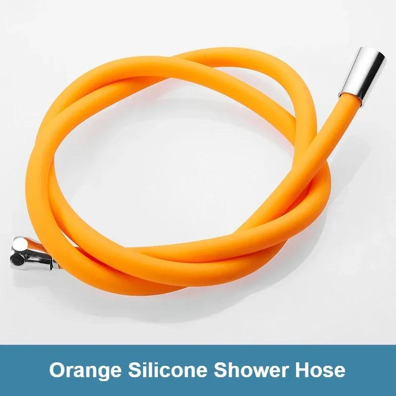

Shower Hose Explosion-proof Thickened Silicone Hose Water Encryption Shower Shower Four-point Universal Bath Hot Water Hose