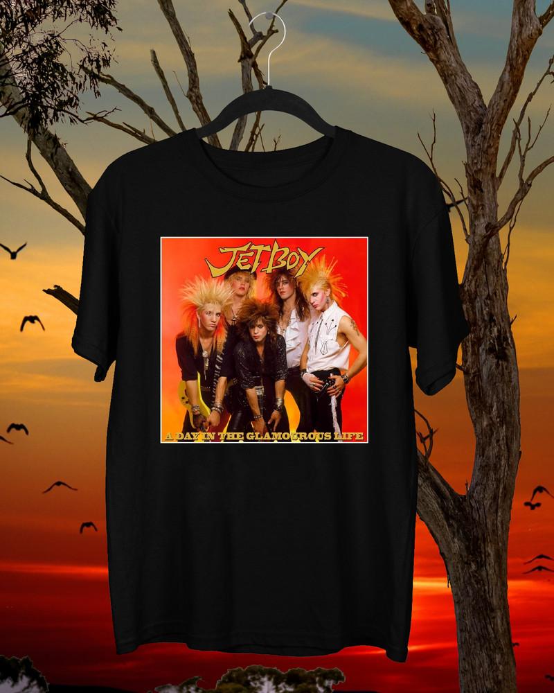 

Rare Jetboy A Day In The Glamorous Life T Shirt Black All Size Shirt 4XL
