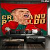 CR7 Wall Tapestry Aesthetic Wall Hanging Printed Fabric Blanket Decorative Tapestries for Bedroom Living Room Home Decor