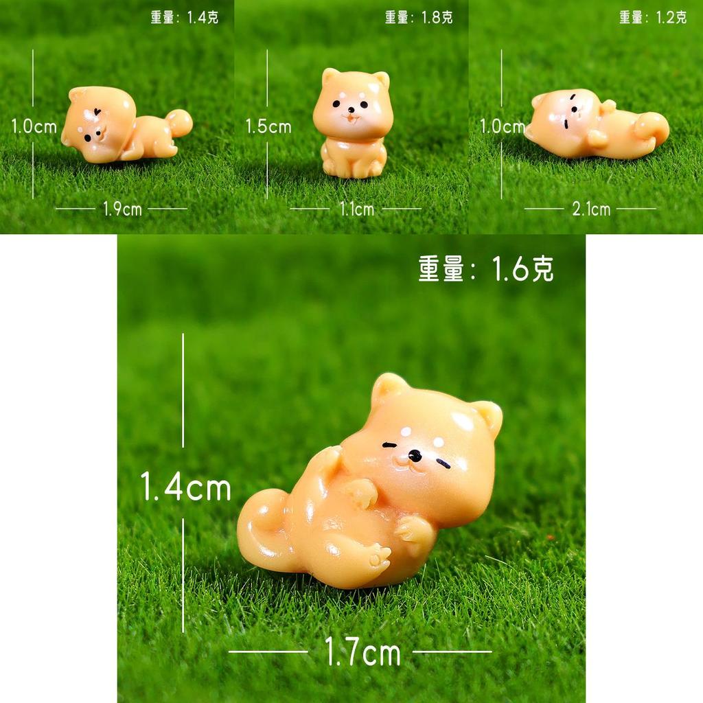 Shiba Inu Baby Resin Hantverksprydnad För Festfirande Och Gåvogivning