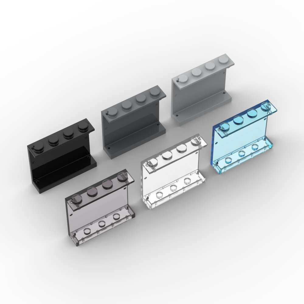 

MOC 10PCS 4215 Panel 1x4x3 Construction Blocks Package 60581 87543 Hollow Studs Bricks Particle Instructive Playthings Children Birth Date Gifts -A5554