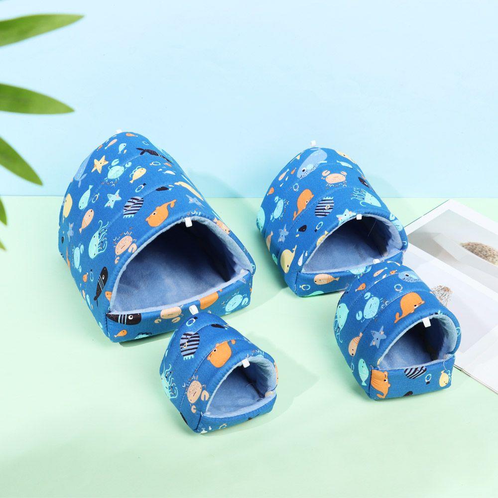 Comfortable Winter Rabbit Squirrel Guinea Pig Nest Small Animal Sleeping Bed Hamster House Warm Mat