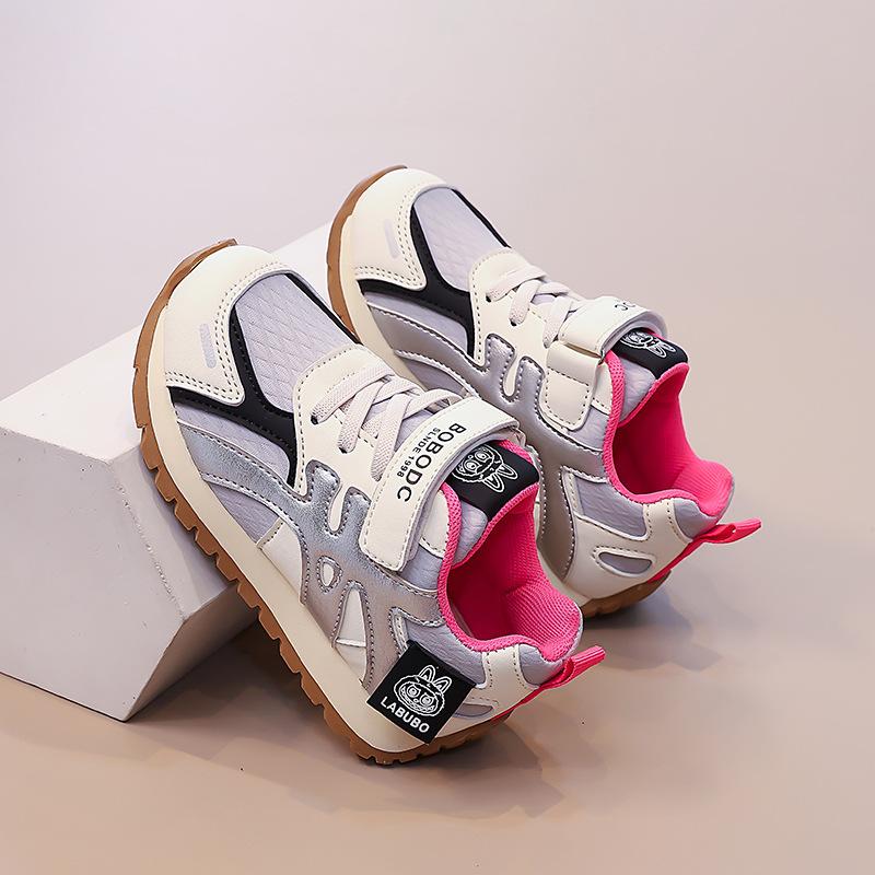 Girls shoes sports shoes 2025 spring and autumn new girls soft-soled Forrest Gump shoes children's casual shoes boys' running shoes