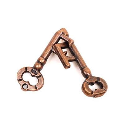 Key Lock Puzzles Iq Brain Teaser Quebra Cabeça Rompecabezas Metal Juegos De Ingenio Intellectual Toy For Adults Kids