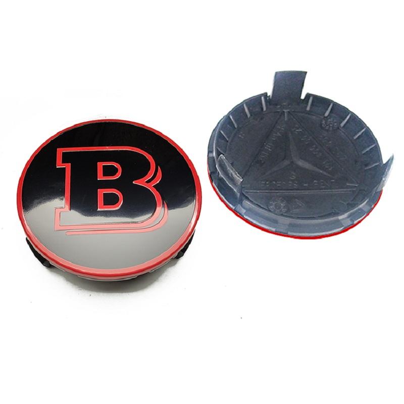 4 Pezzi 75mm Logo Brabus Emblema Auto Coprimozzo Ruota Accessori Per Mercedes Benz AMG Apple W204 GLA GLC CLA W205 W203 W206
