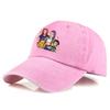 HUNTR/X Anime Girls Embroidered Baseball Cap, Vintage Washed Cotton Adjustable Dad Hat, Unisex Casual Sun Hat for Fans