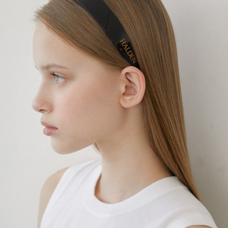 

полуободок из целлулоида (H029_черный) black