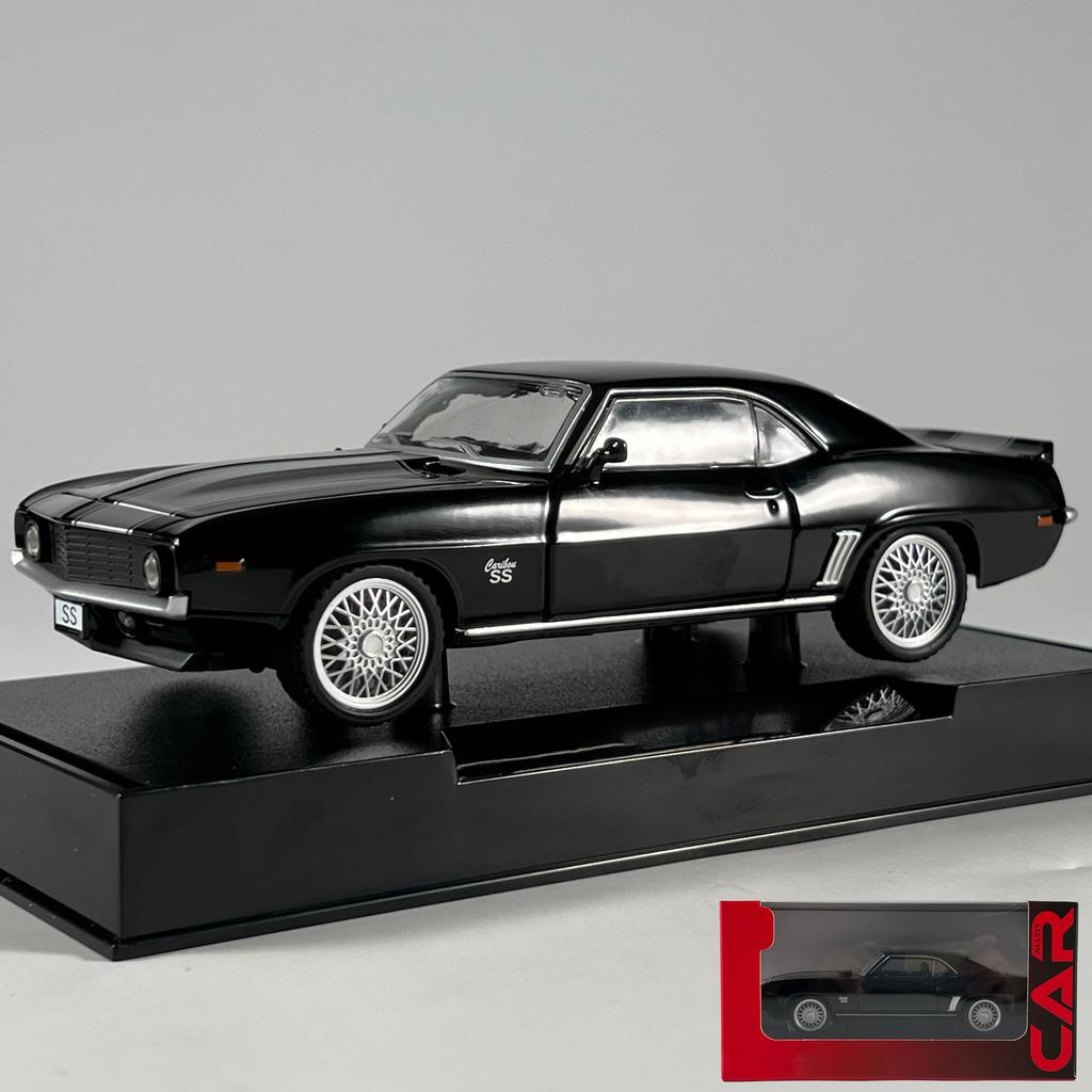 1:32 Chevrolet Camaro SS 350 1969 Super Classic Sports Car Alloy Diecast Model Car Children's Toy Cars Collectibles Hobby Gifts