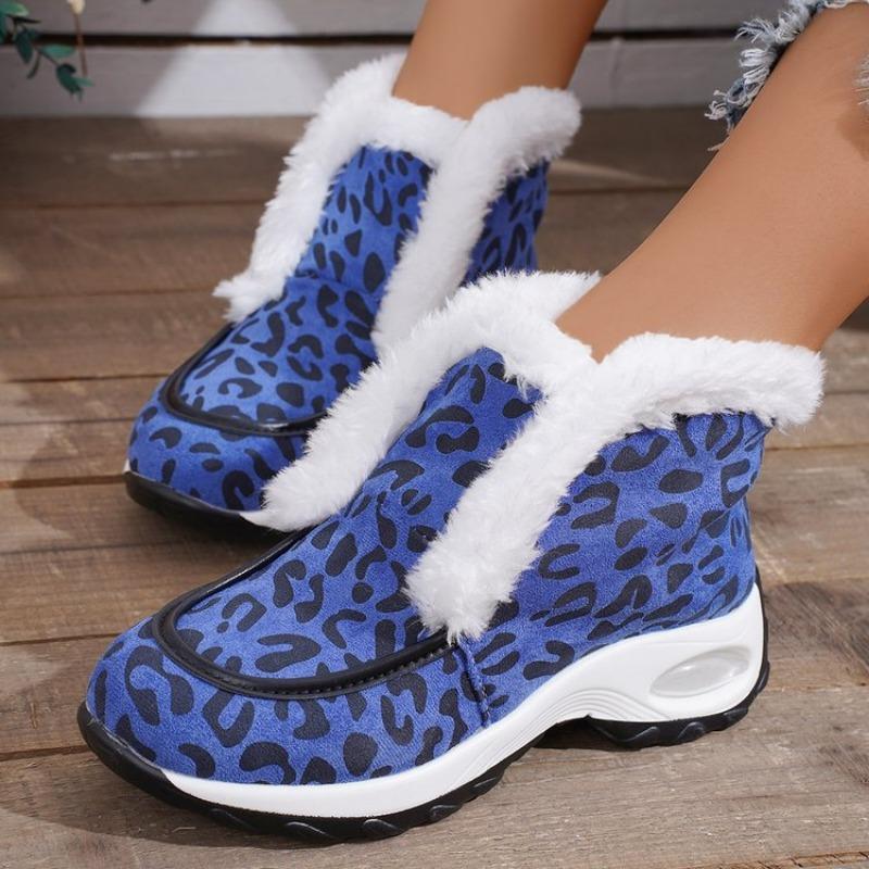 

Женские хлопковые туфли осень и зима новые большой размер круглый носок платформа бархатные хлопковые туфли зимние ботинки женские 41