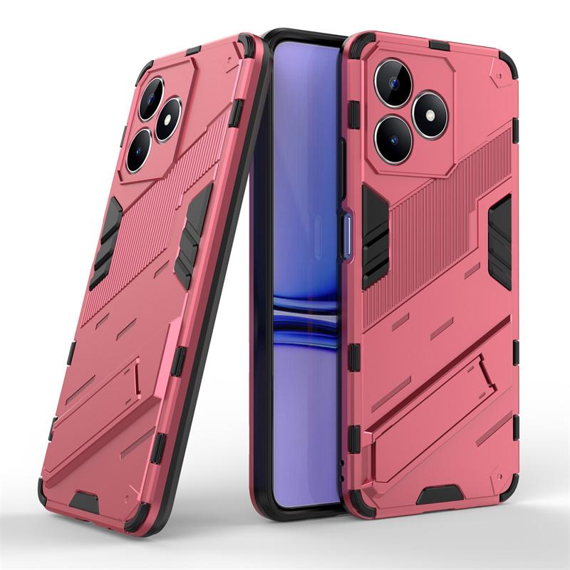 For OPPO Realme C51 Cover Case Realme C51 Capas Shockproof Armor Phone Bumper Kickstand Back Holder Cover Realme C 51 C51 Fundas