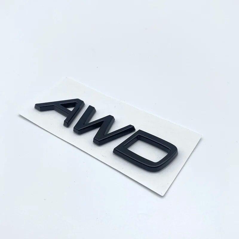 3D AWD T5 T6 T8 B5 B6 Logo Emblem Badge Decal Car Sticker for Volvo S40 S60  S80 S90  Car Trunk Letters Numbers Emblem
