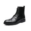 2024 New Men's Classic Retro Style Genuine Leather Super Soft Lightweight Boots British Style Luxury Brand Comfort Driving Boots